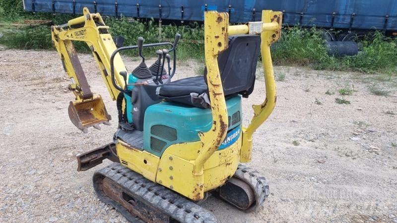 Yanmar SV08 Mini ekskavatörler, 7 tona dek