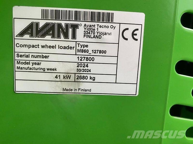 Avant 860 I TDL Skid steer loderler