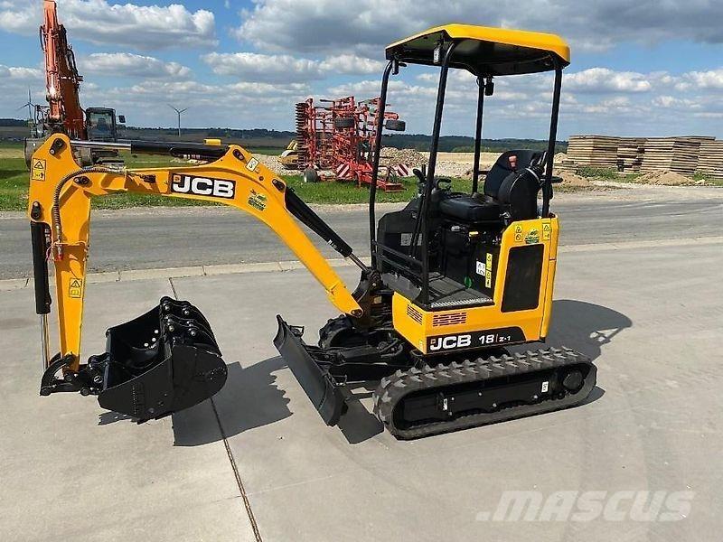 JCB 18-Z1 Paletli ekskavatörler