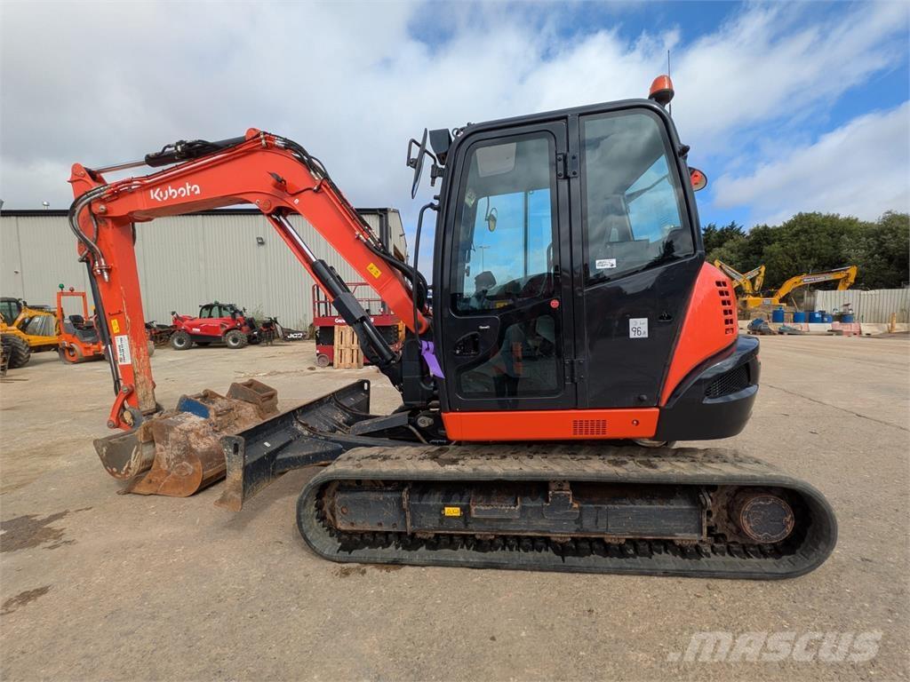 Kubota  Mini ekskavatörler, 7 tona dek