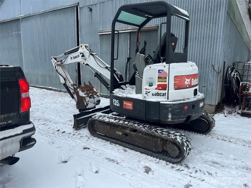 Bobcat E35 Mini ekskavatörler, 7 tona dek