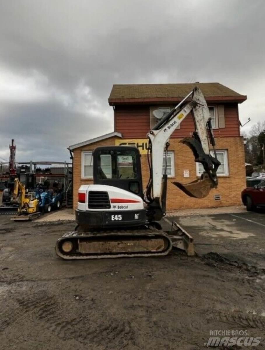 Bobcat E45 Mini ekskavatörler, 7 tona dek