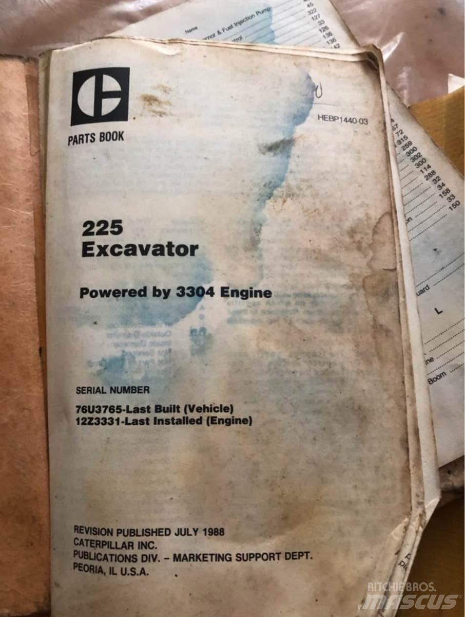 CAT 225 LC Paletli ekskavatörler