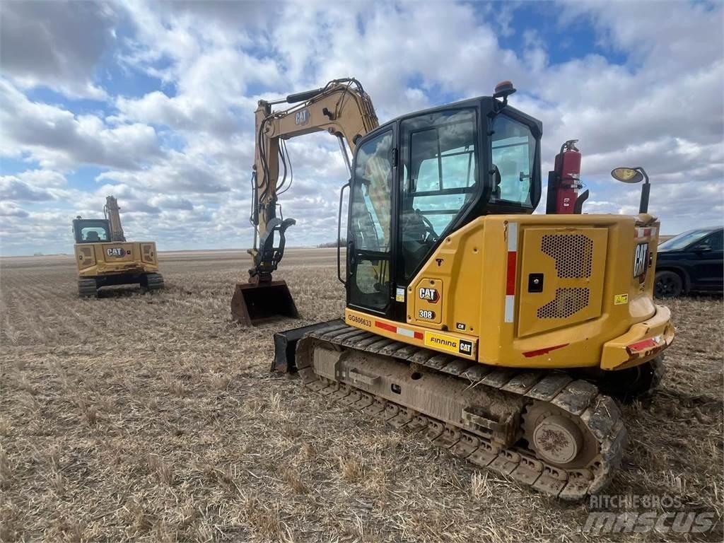 CAT 308CR Paletli ekskavatörler