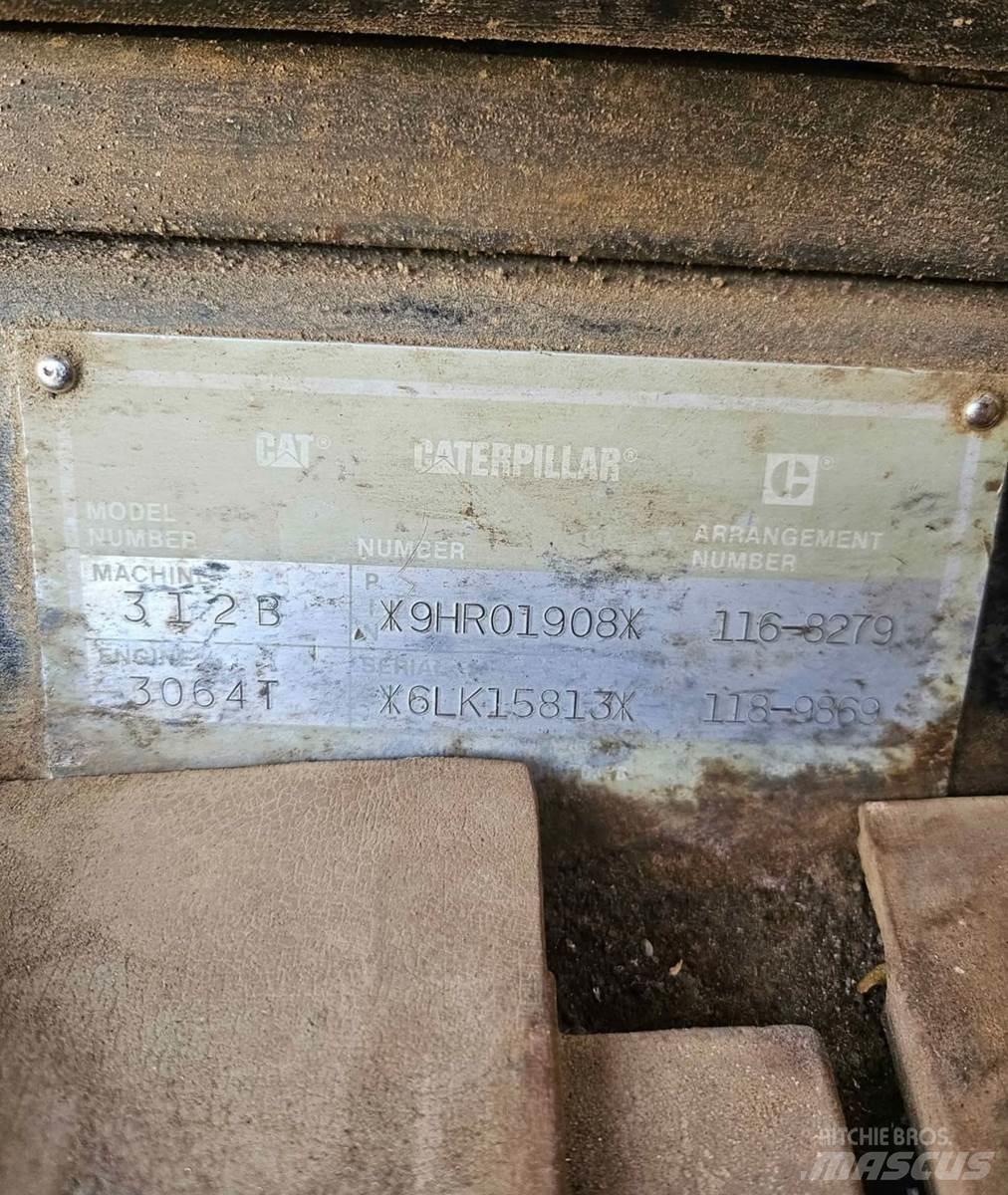 CAT 312B Paletli ekskavatörler