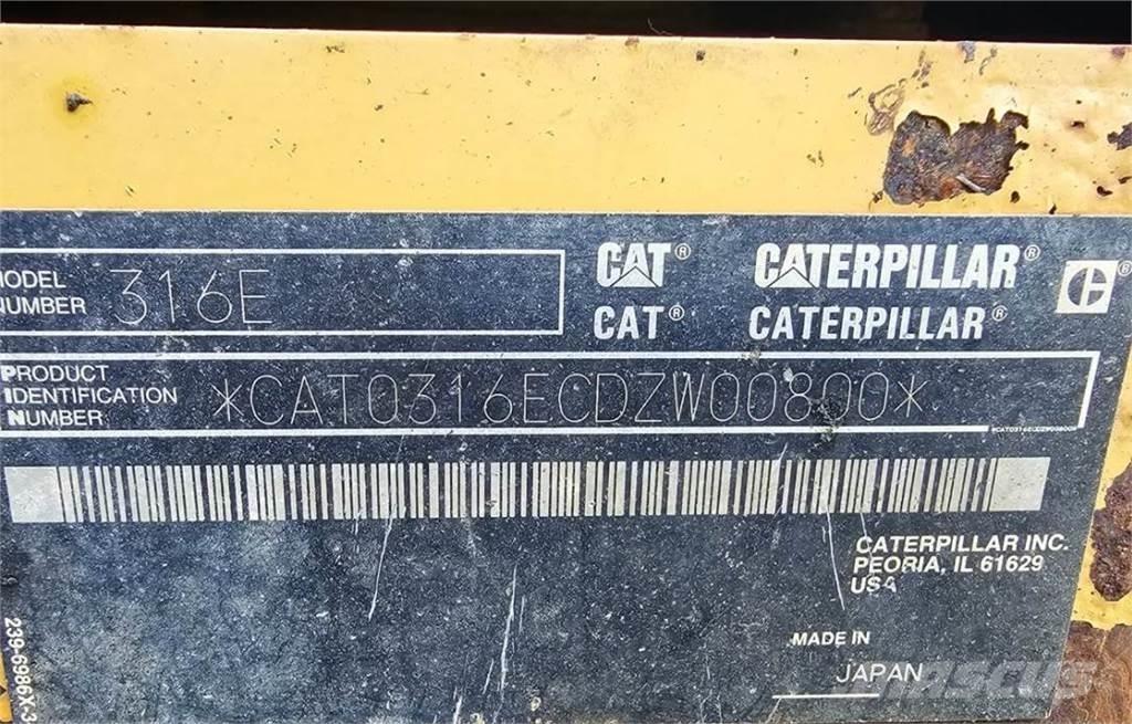 CAT 316EL Paletli ekskavatörler