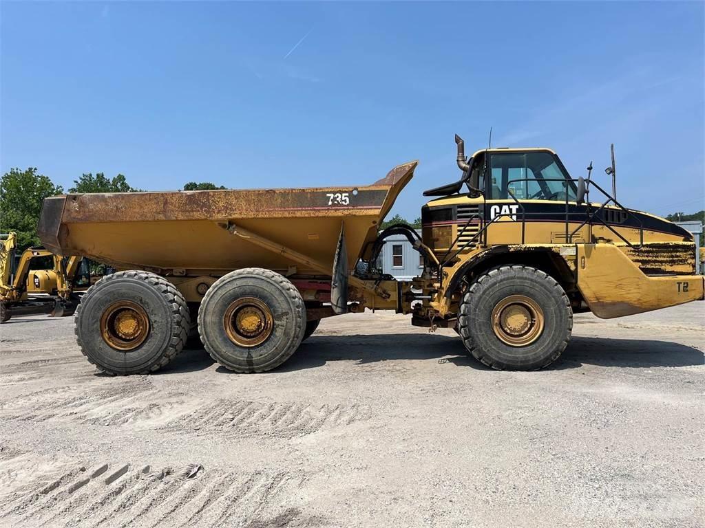 CAT 735 Belden kirma kaya kamyonu