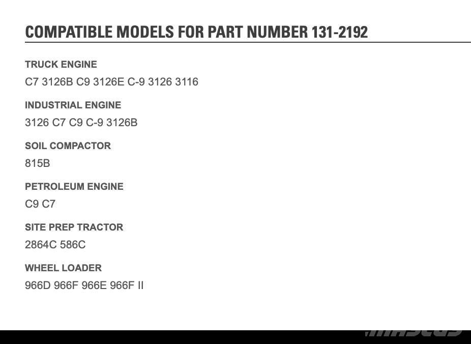 CAT C7 Motorlar