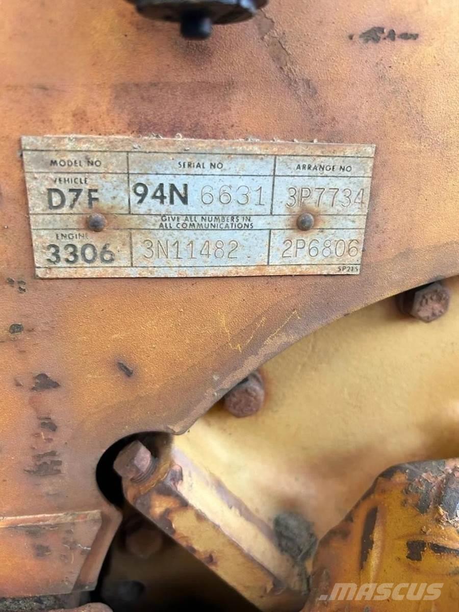 CAT D7F Paletli dozerler