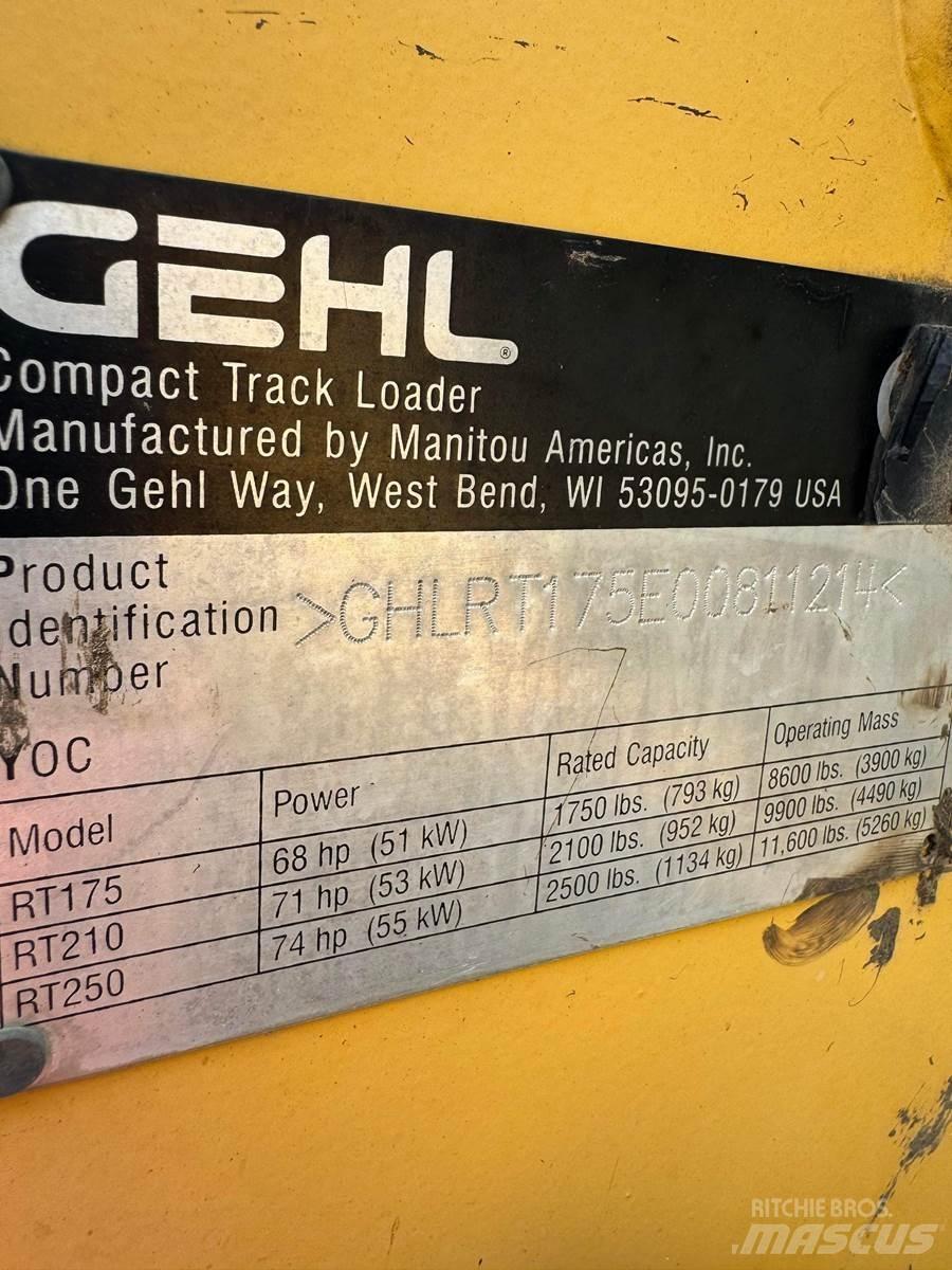 Gehl RT175 Skid steer loderler