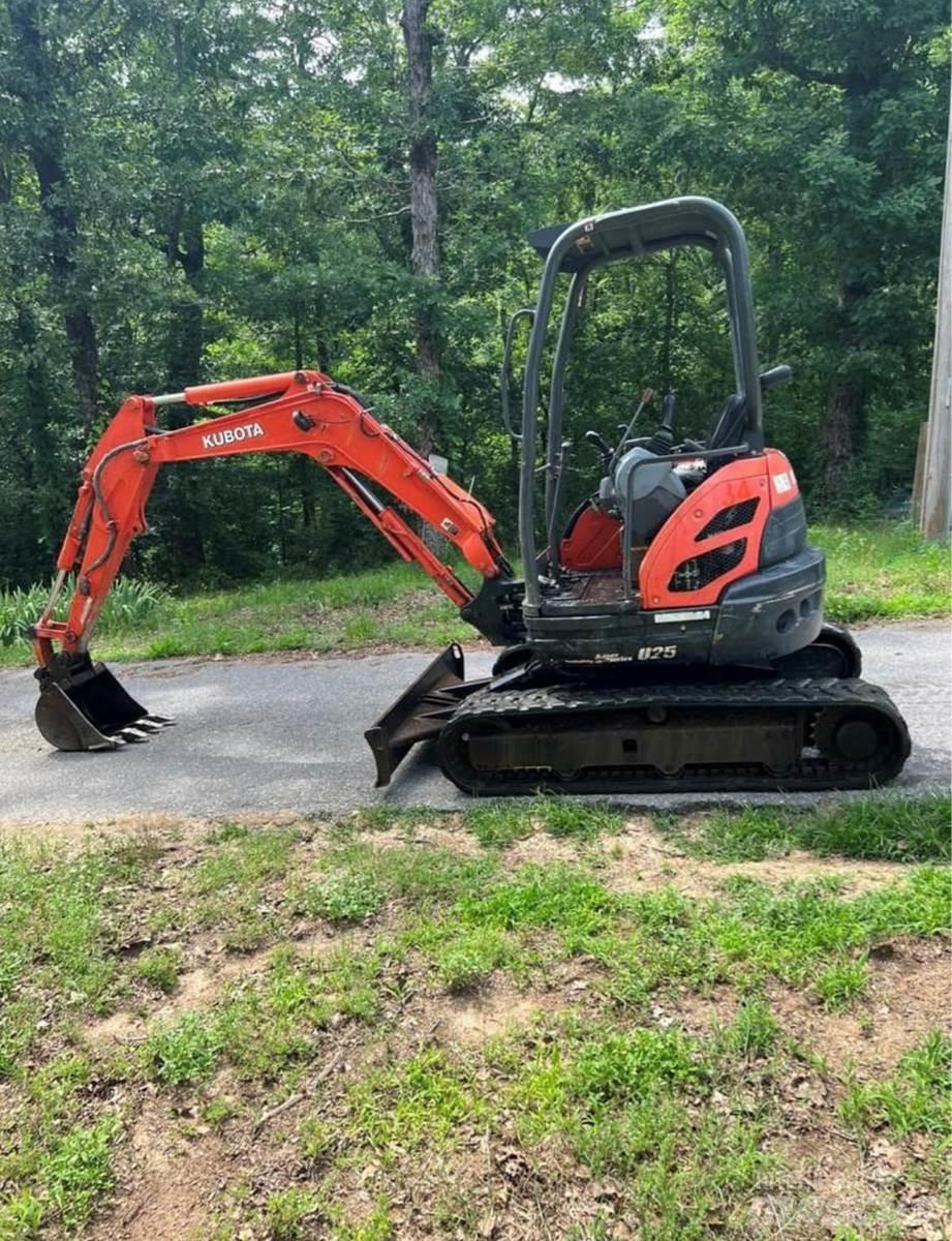 Kubota U25 Mini ekskavatörler, 7 tona dek