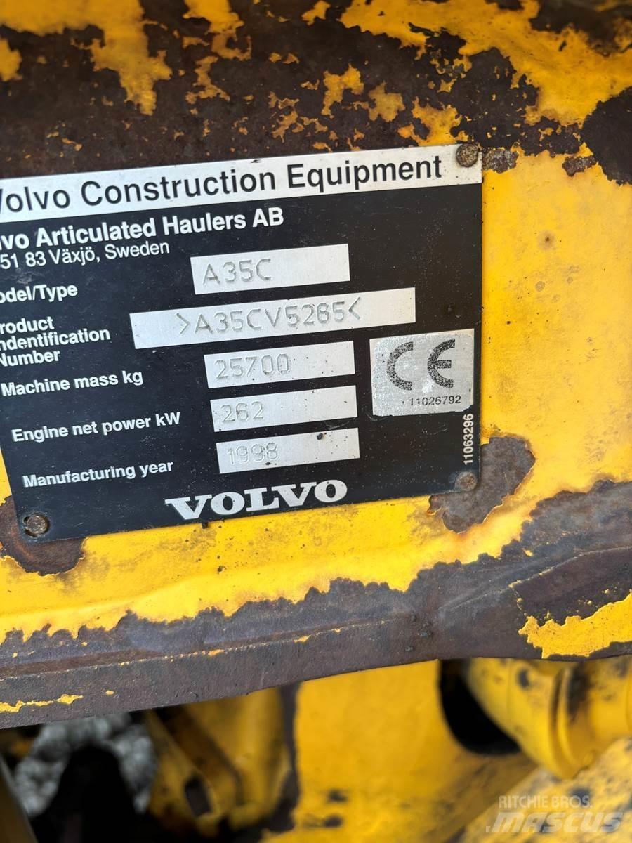 Volvo A35C Belden kirma kaya kamyonu