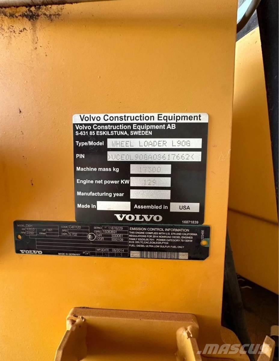 Volvo L90G Tekerlekli yükleyiciler