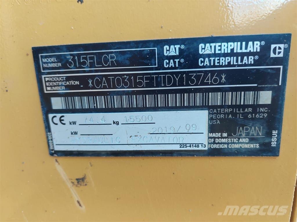 CAT 315FLCR Paletli ekskavatörler