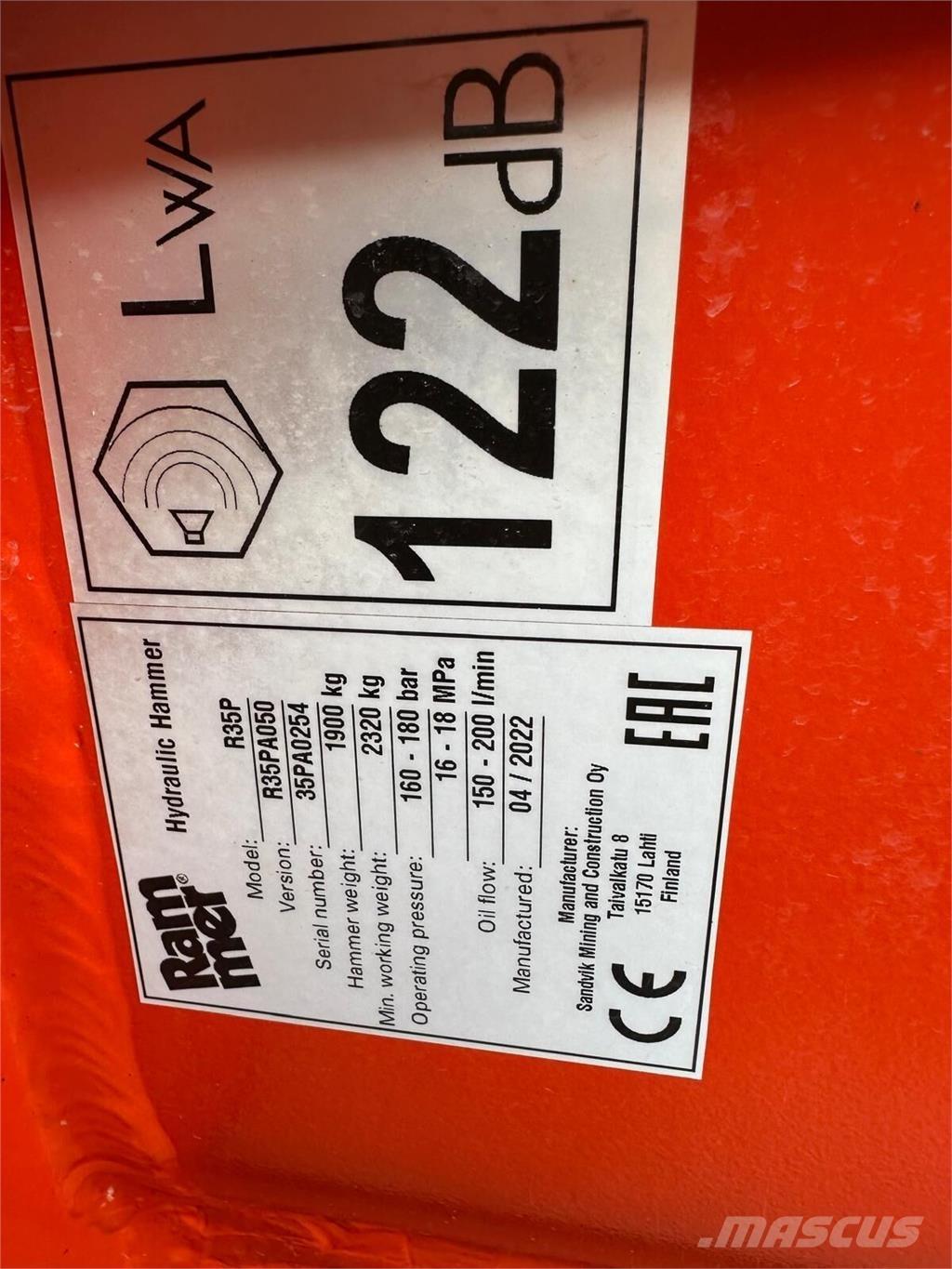 Rammer R35P Diger