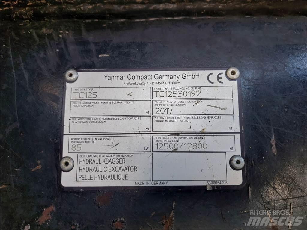 Terex TC 125 Paletli ekskavatörler