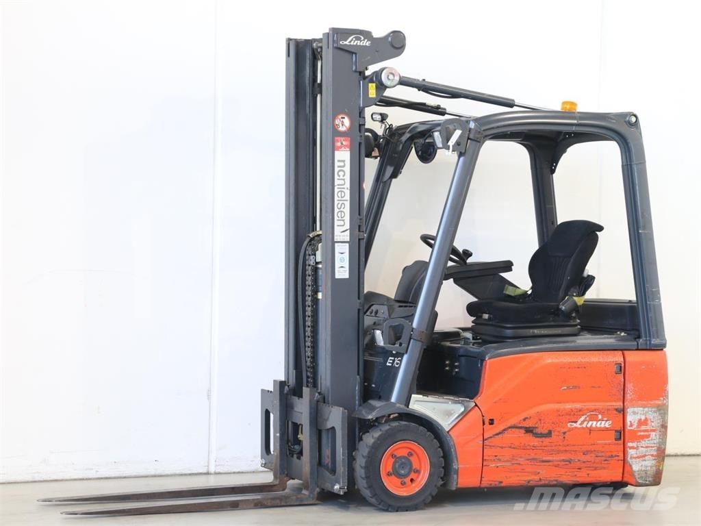 Linde E16/386-01 Elektrikli forkliftler
