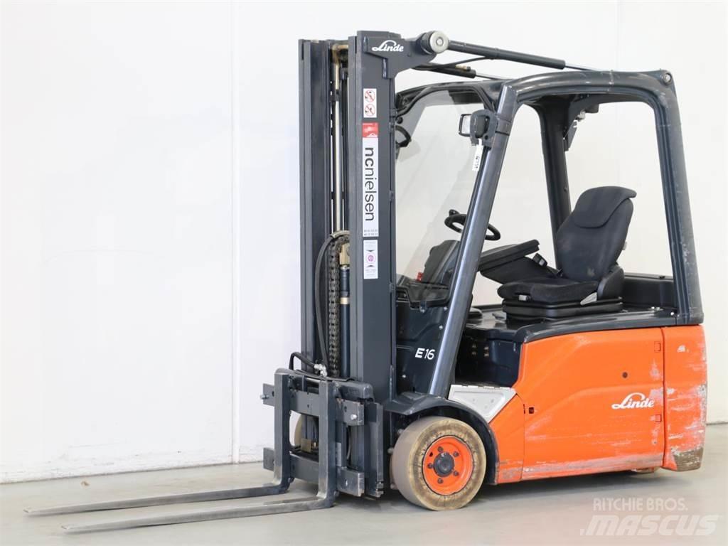 Linde E16/386-01 Elektrikli forkliftler