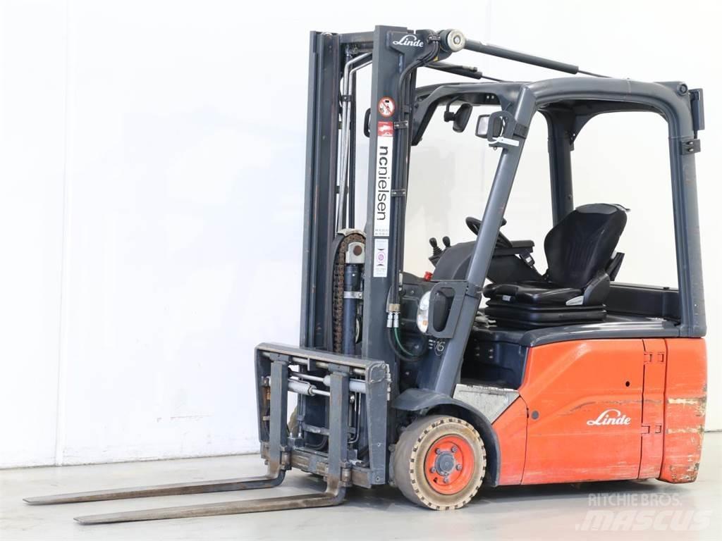 Linde E16/386-01 Elektrikli forkliftler