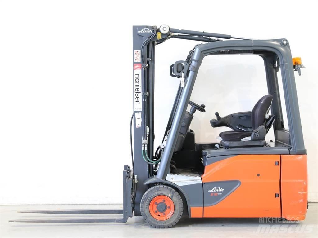 Linde E16/386-02 EVO Elektrikli forkliftler