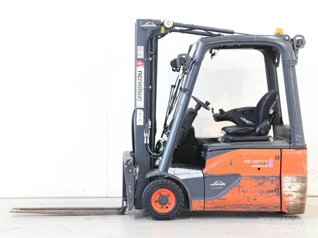 Linde E16/386-02 EVO Elektrikli forkliftler