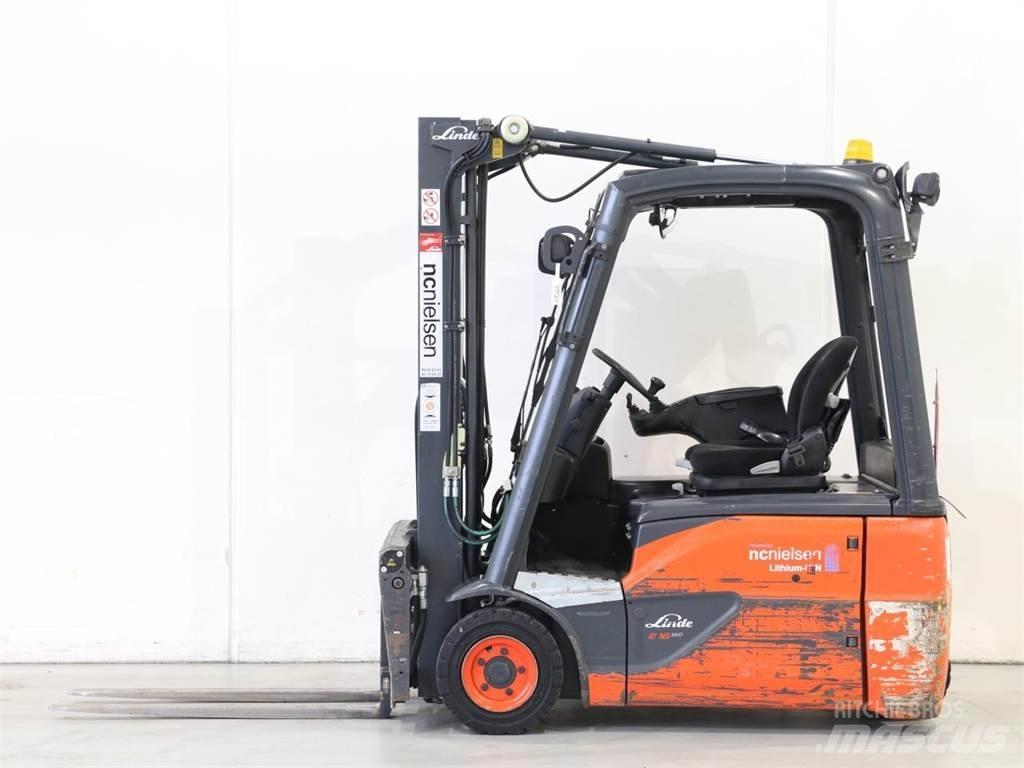 Linde E16/386-02 EVO Elektrikli forkliftler