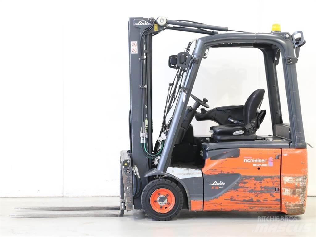 Linde E16/386-02 EVO Elektrikli forkliftler