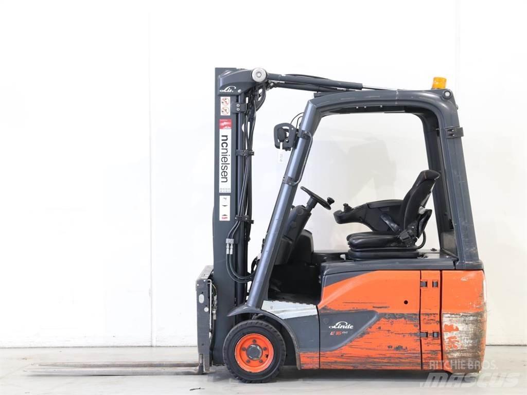 Linde E16/386-02 EVO Elektrikli forkliftler