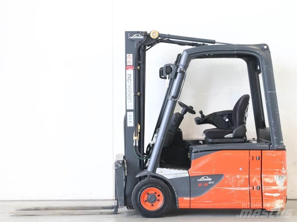 Linde E16/386-02 EVO Elektrikli forkliftler