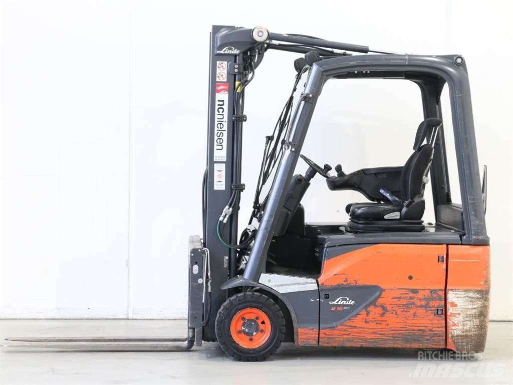 Linde E16 EVO/386-02 Elektrikli forkliftler