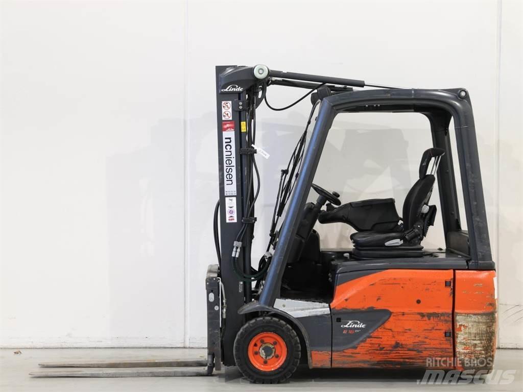 Linde E16 EVO/386-02 Elektrikli forkliftler