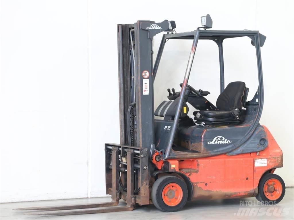 Linde E16P/335-02 Elektrikli forkliftler