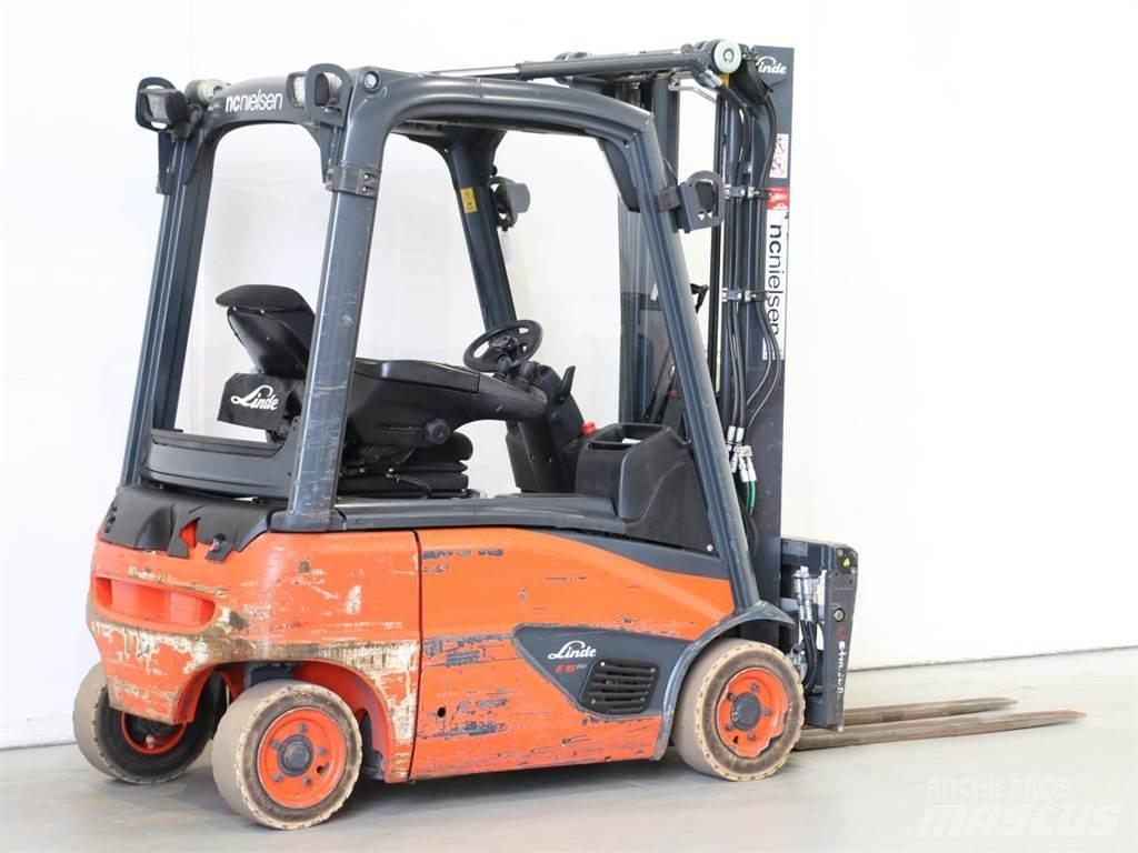 Linde E16P/386-02 Elektrikli forkliftler