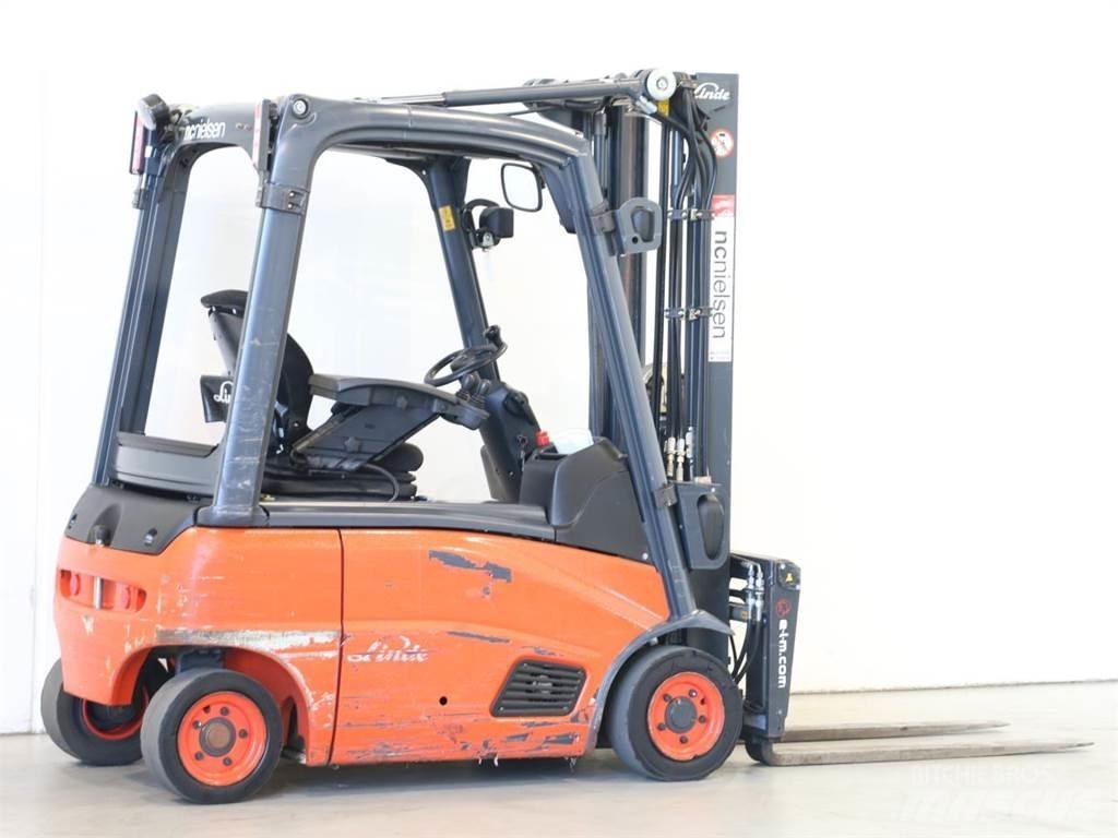 Linde E16P/386-02 Elektrikli forkliftler