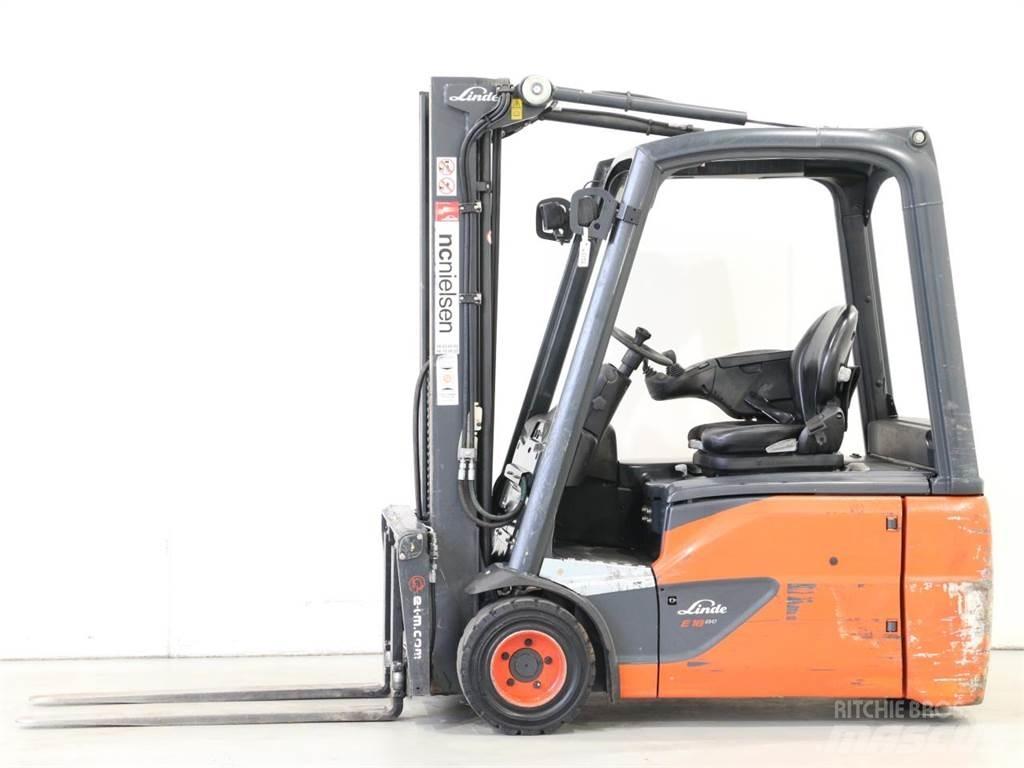 Linde E18/386-02 EVO Elektrikli forkliftler