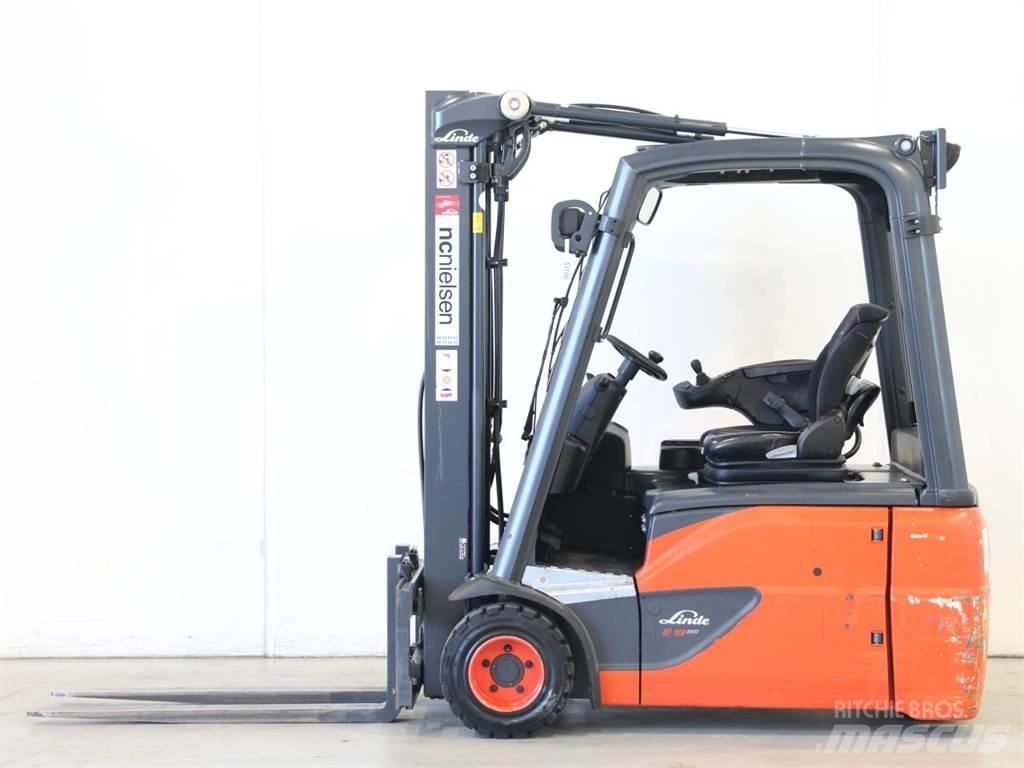 Linde E18 EVO/386-02 Elektrikli forkliftler