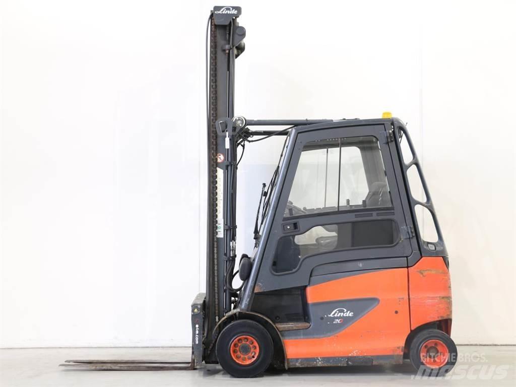 Linde E20/600H/387 Elektrikli forkliftler