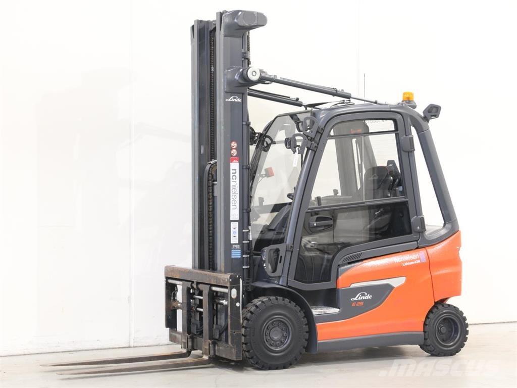 Linde E25/1252-01 Elektrikli forkliftler