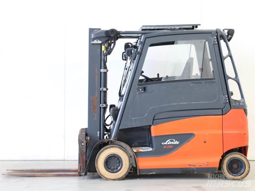 Linde E25/600HL/387 Elektrikli forkliftler