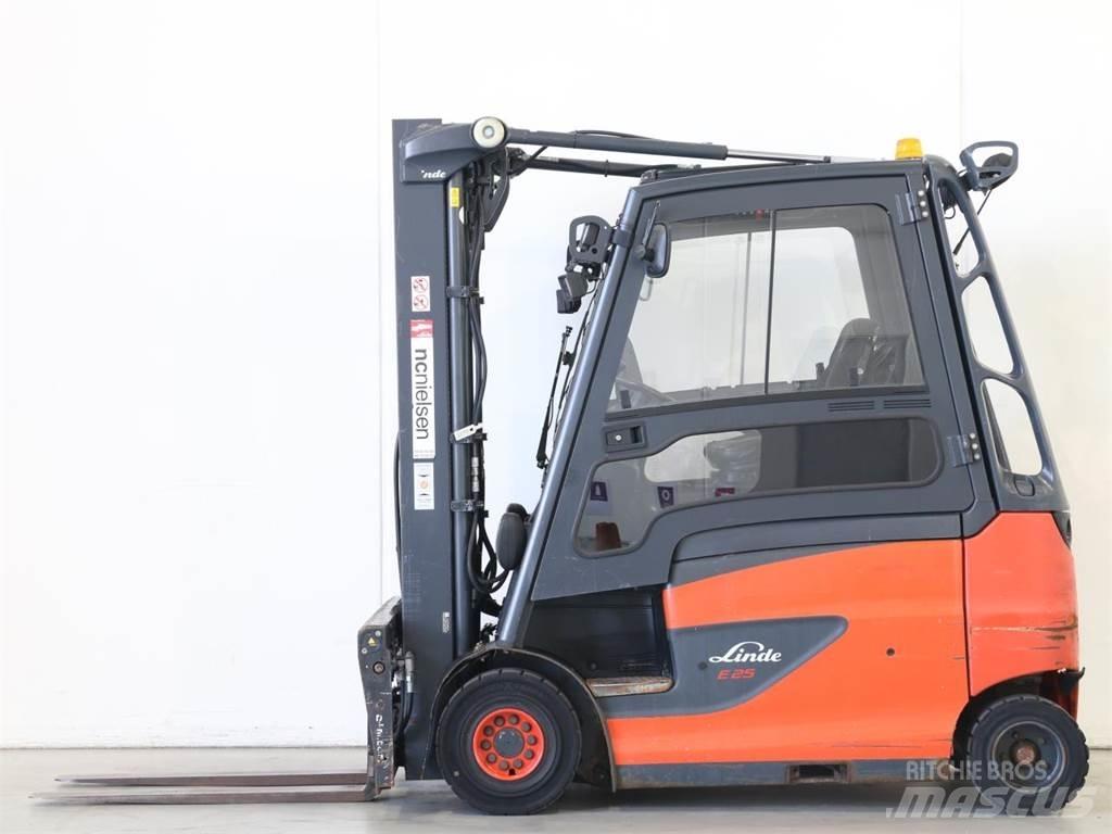 Linde E25/600HL/387 Elektrikli forkliftler