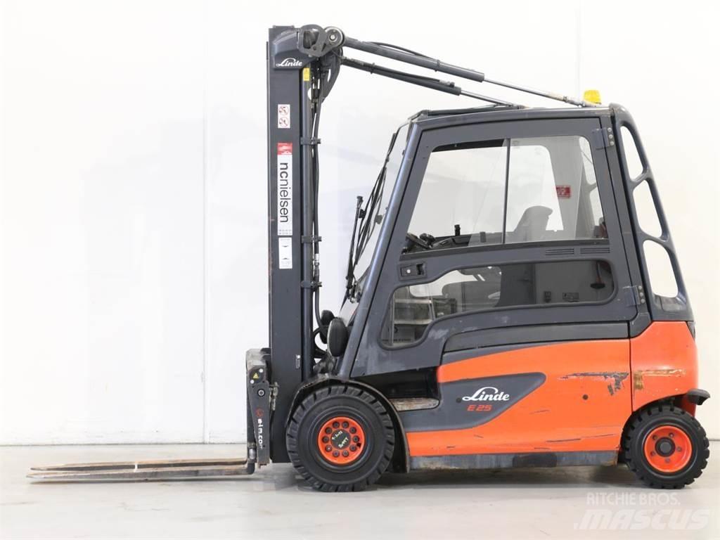 Linde E25L/387 Elektrikli forkliftler