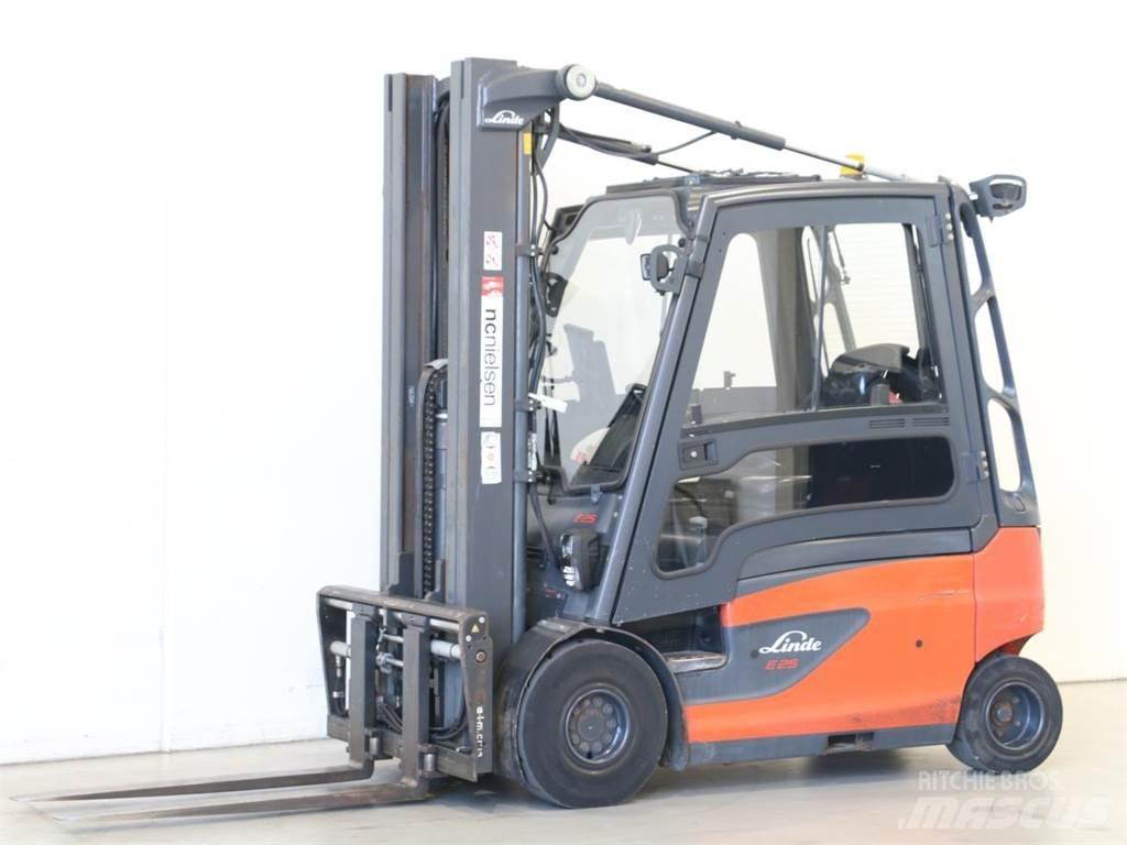 Linde E25L/387 Elektrikli forkliftler