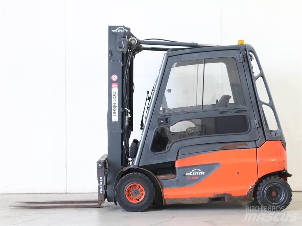 Linde E25L/387 Elektrikli forkliftler