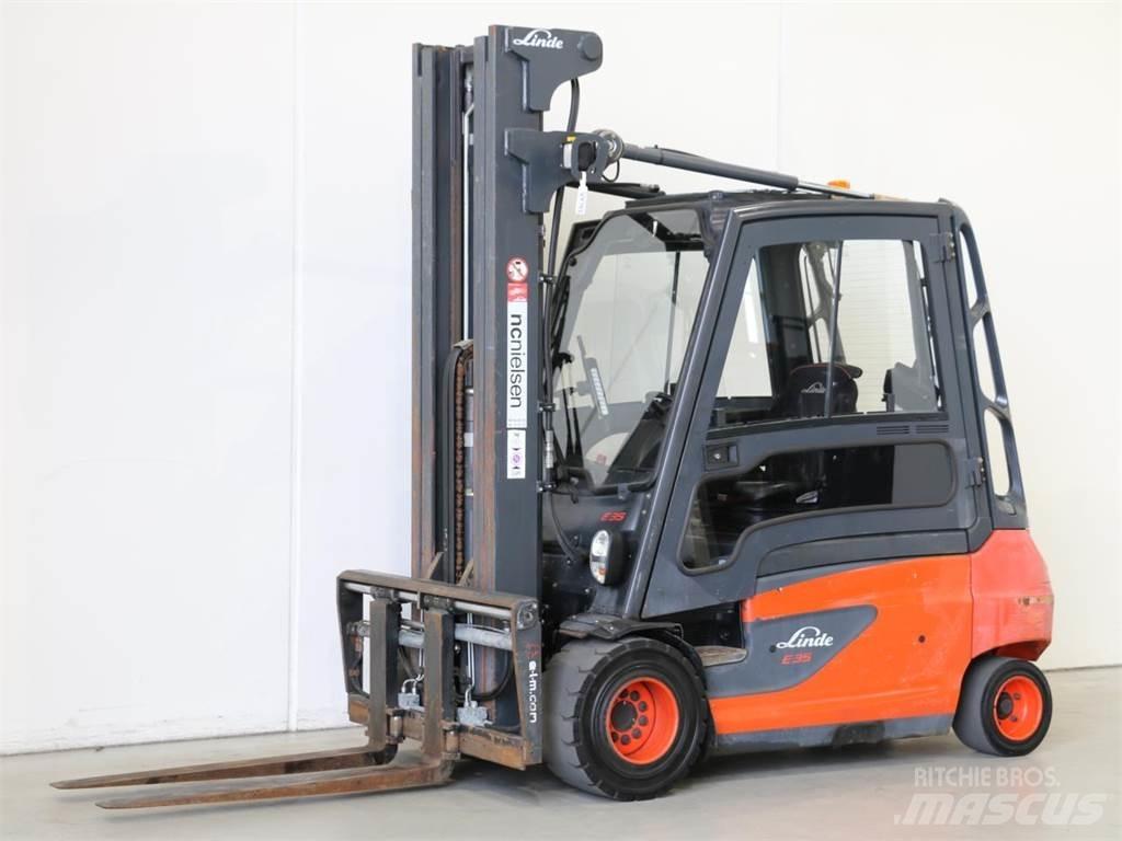 Linde E35L/387 Elektrikli forkliftler