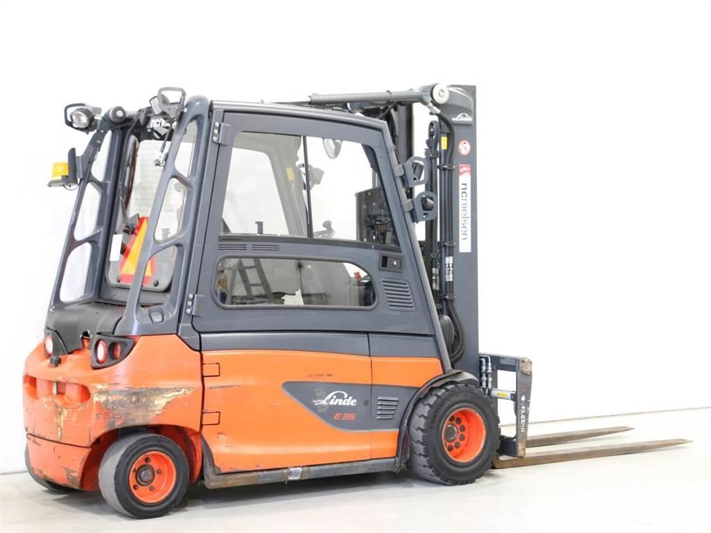 Linde E35L/387 Elektrikli forkliftler