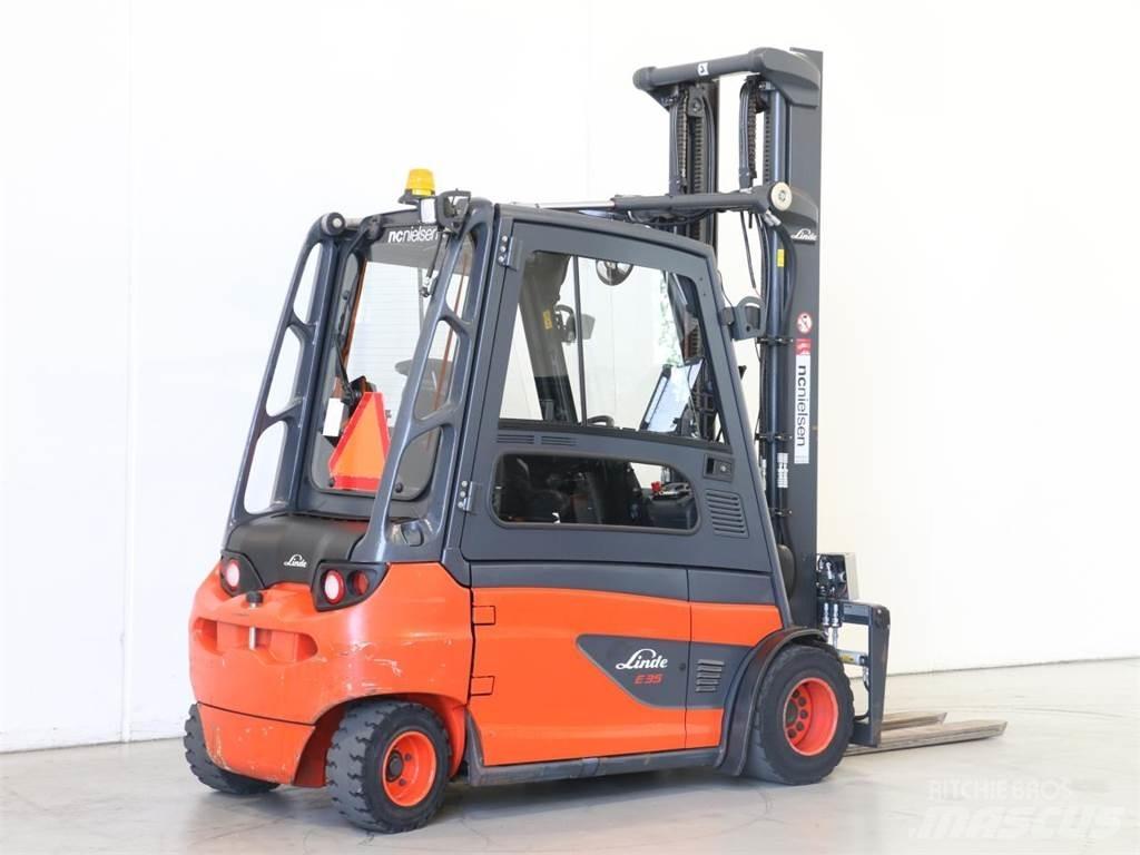 Linde E35L/387 Elektrikli forkliftler