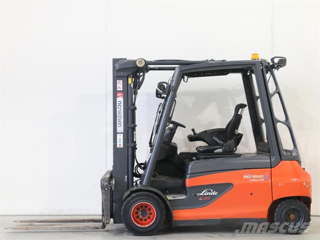Linde E35L/387 Elektrikli forkliftler