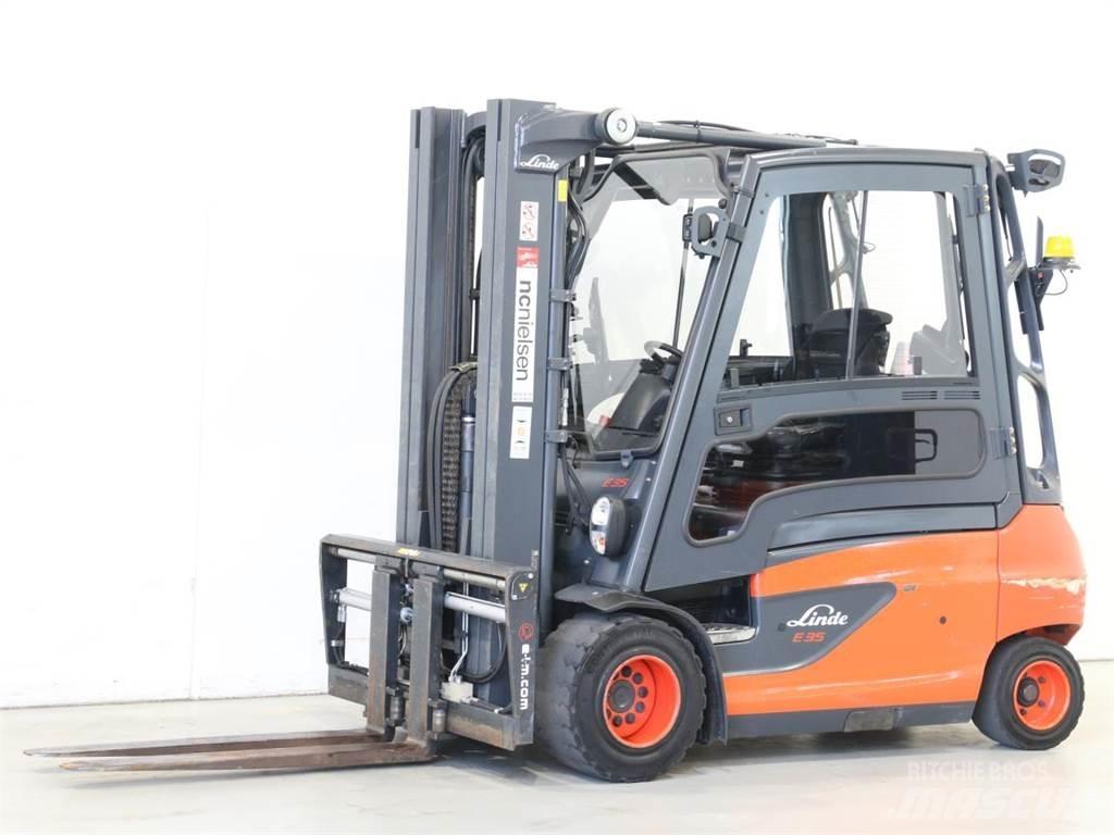Linde E35L/387-01 Elektrikli forkliftler