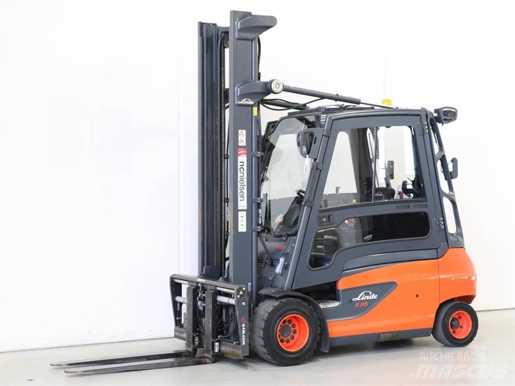 Linde E35L/387-01 Elektrikli forkliftler