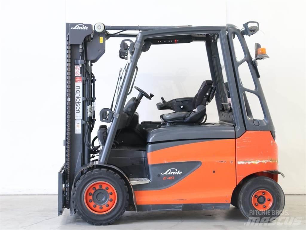 Linde E40/600H/388 Elektrikli forkliftler